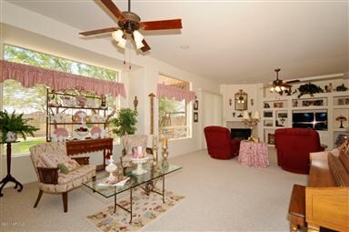 Family room from kitchen