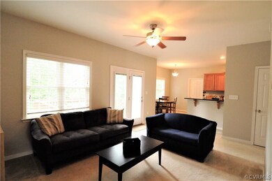 Family Room Open to the Kitchen