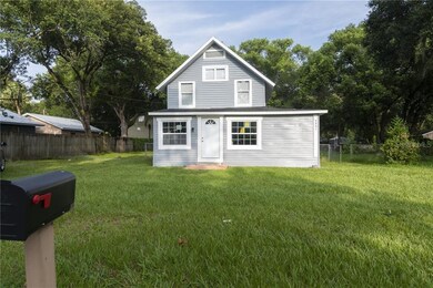 Front lawn and mail box