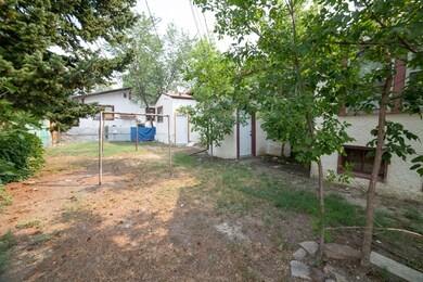 back yard area