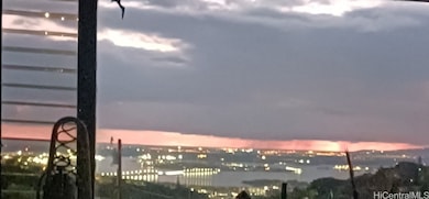 Sunset view from your living room picture window upstairs