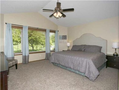 Spacious master suite