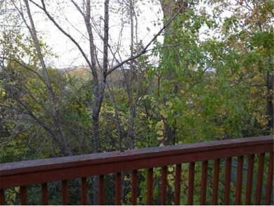 The view from the deck off of your living room; a 