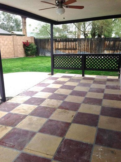 Covered patio