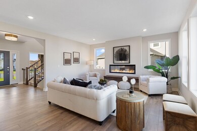 Photo of a similar electric fireplace