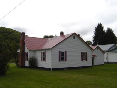 rear of house