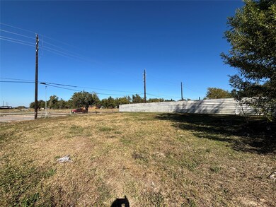 Looking northeast from the back of the lot