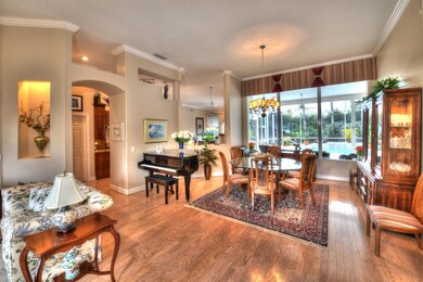 Dining & Living areas to kitchen