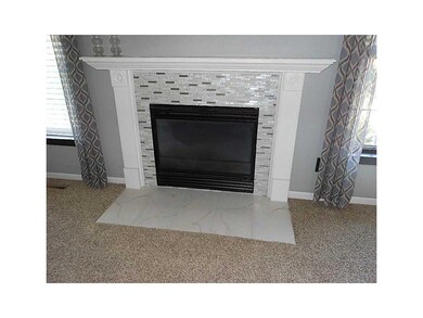 Fireplace.