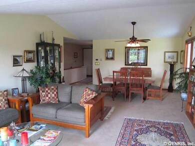 Dining Room View of Living room and Dining room