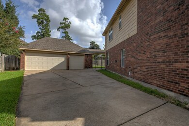 Three car detached garage.