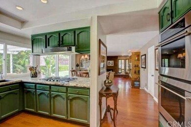 Kitchen opens to family room