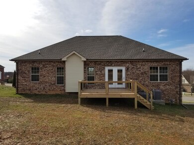 Large backyard with room to grow or or just relax! Nice size deck to relax on and watch the wildlife!