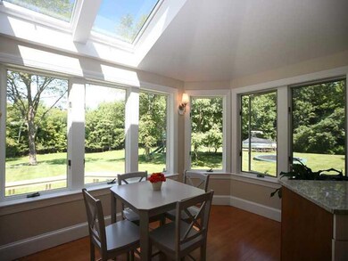 Kitchen. eating area overlooking...