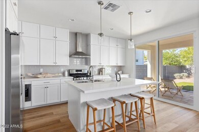 Kitchen with Backyard Views
