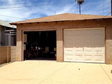 View of the 2 single car garages. 