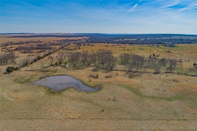 Pond and creek on the property