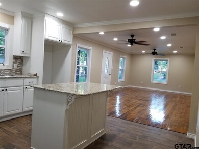 Kitchen View to Living Area
