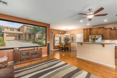 kitchen open to family room