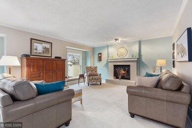 Fabulous main floor  family room features gas FP a