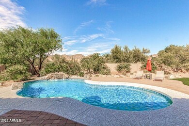 Back yard view of mountain