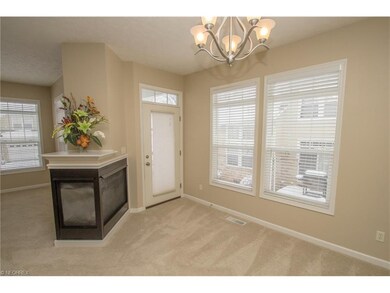 Lovely dining area leads out to covered deck