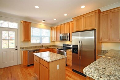Kitchen with access to balcony deck