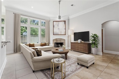 Living Room, Virtually staged.