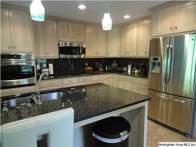 Great kitchen.  Granite back splash, stainless ste