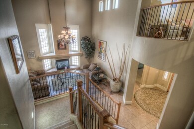 top of stairs view