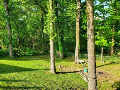 Home backs to woods.