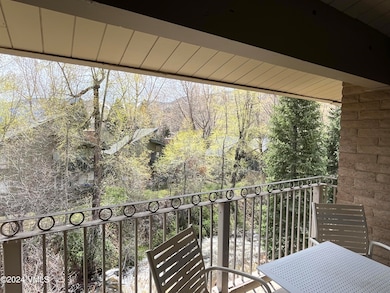 3402 deck overlooking Sandstone Creek