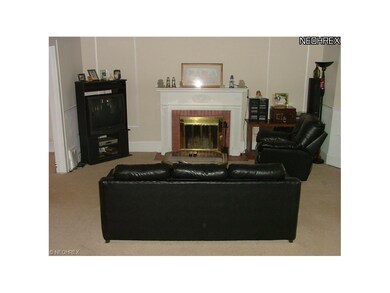 Living room view #2- fireplace