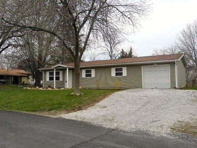 Front of house/one car garage