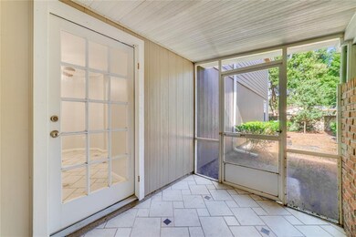 Screened Porch Area Accessed Through  Kitchen