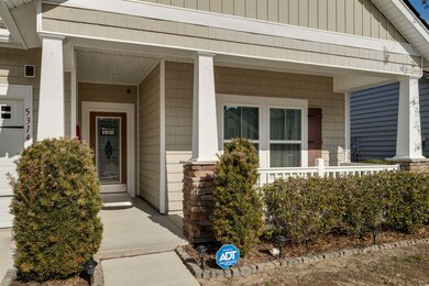 Property entrance with a porch