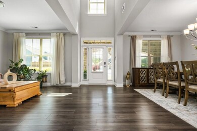 Front door with your two story foyer grand entranc