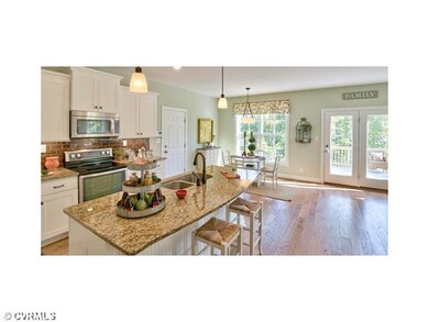 Kitchen - Open kitchen with granite, hardwood floo