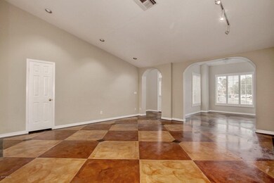 living area & front sitting room