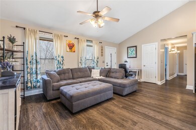 Open Concept Living Room, Dining Area, and Kitchen