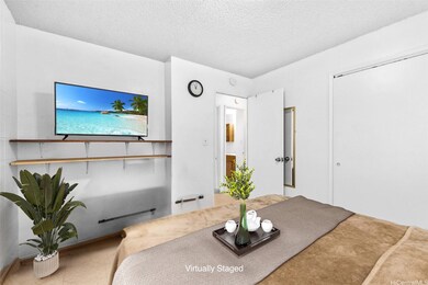 One of Two Bedrooms with Extra Large Closet Space