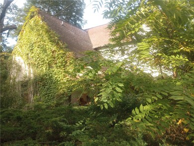 Front view from within the yard