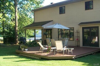 Rear view of home