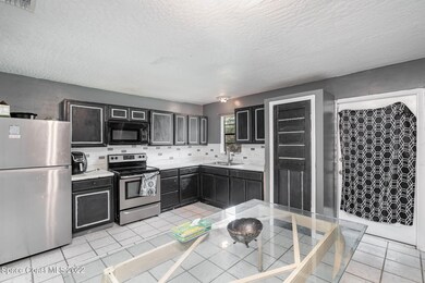 Large Kitchen with Stainless Appliances