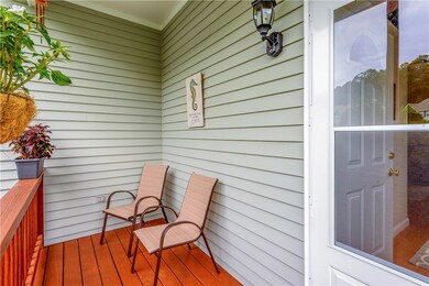 Inviting front porch