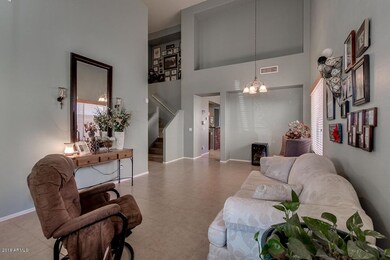 vaulted ceilings with two art nooks