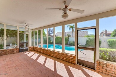 Covered screened in patio