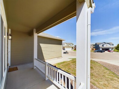 Front porch over looking cul-de-sac