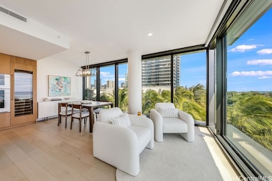 Sitting area next to living room.