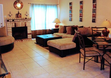 Living Dining Areas have a raised ceiling, tile fl